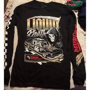 Men’s Size Small Liquid Death long-sleeve shirt